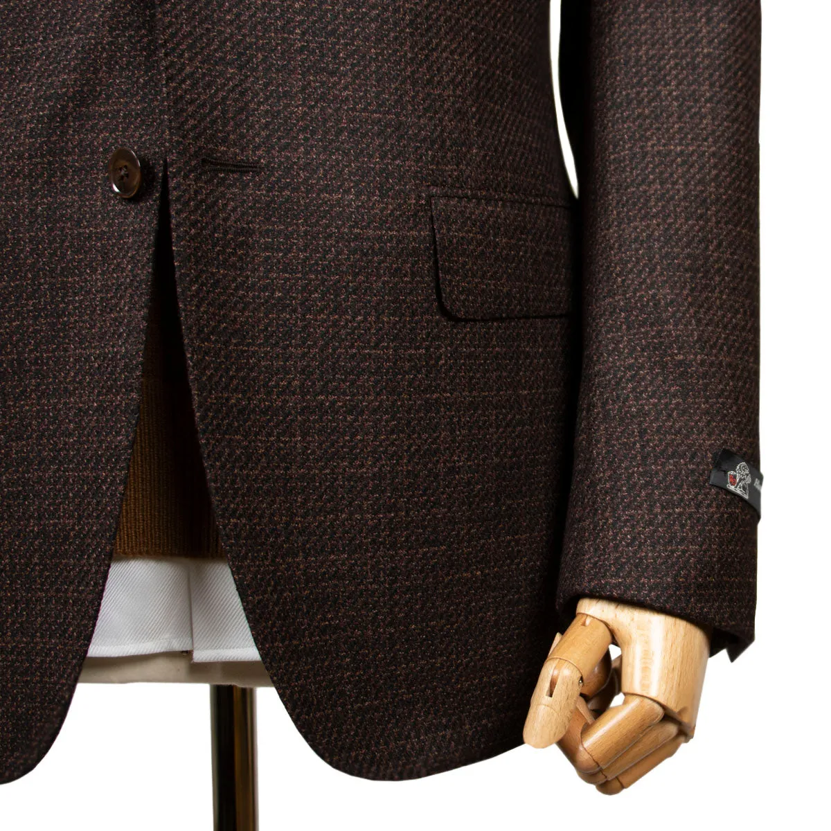 Brown Mélange Super 110’s Wool Jacket