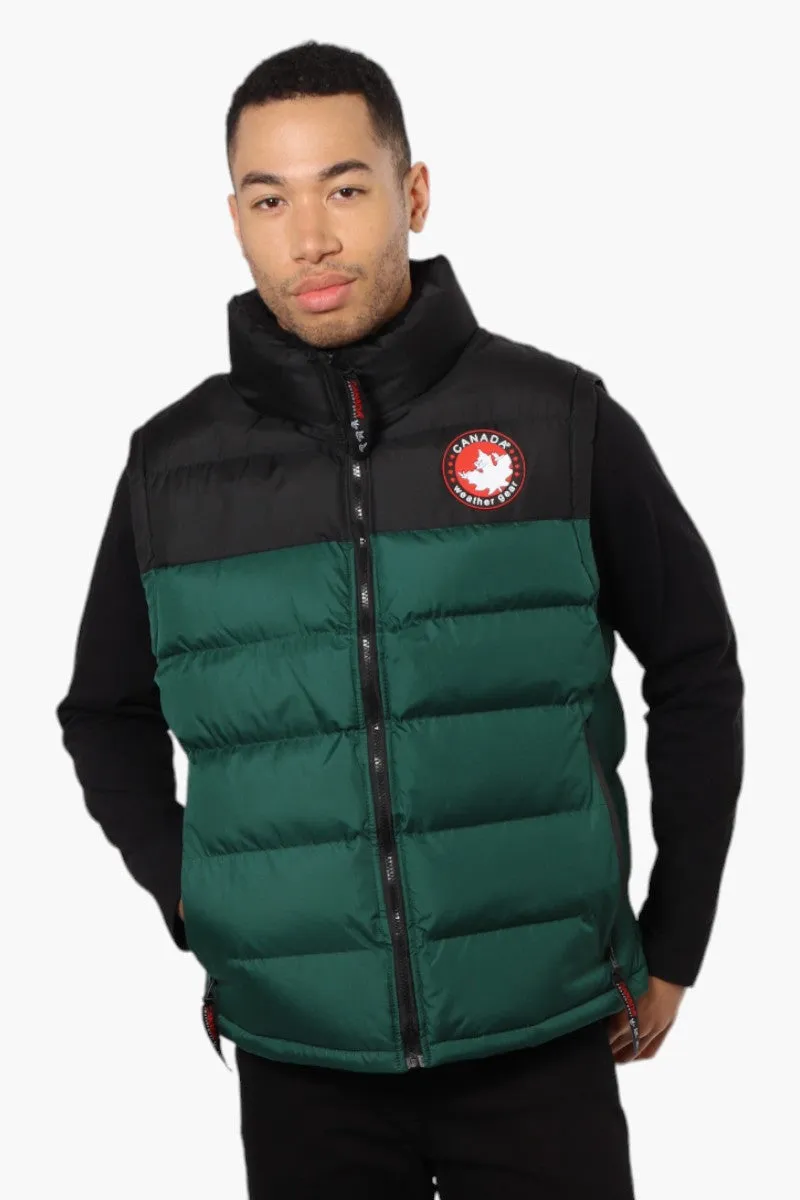 Canada Weather Gear Contrast Bubble Vest - Green