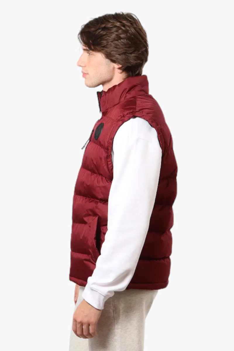 Canada Weather Gear Solid Bubble Vest - Burgundy