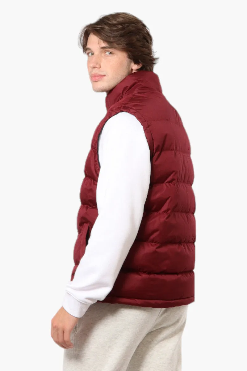 Canada Weather Gear Solid Bubble Vest - Burgundy