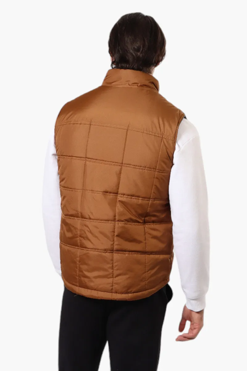 Canada Work Gear Sherpa Collar Bubble Vest - Brown