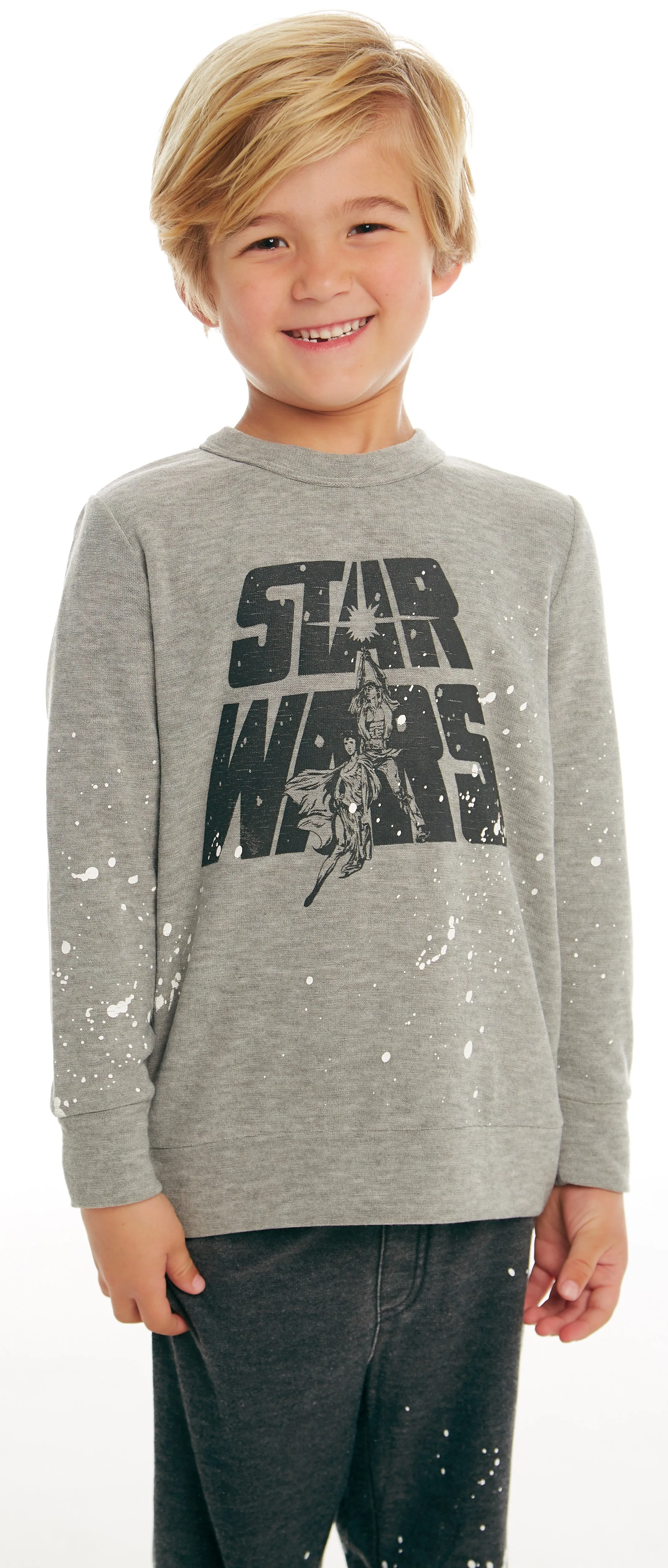 Chaser Star Wars-Star Wars Luke & Leia Cozy Knit Pullover