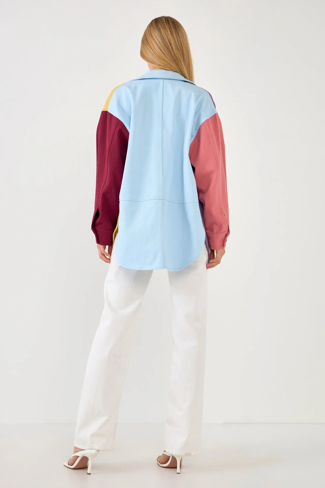 English Factory - Color Block Shirts Jacket