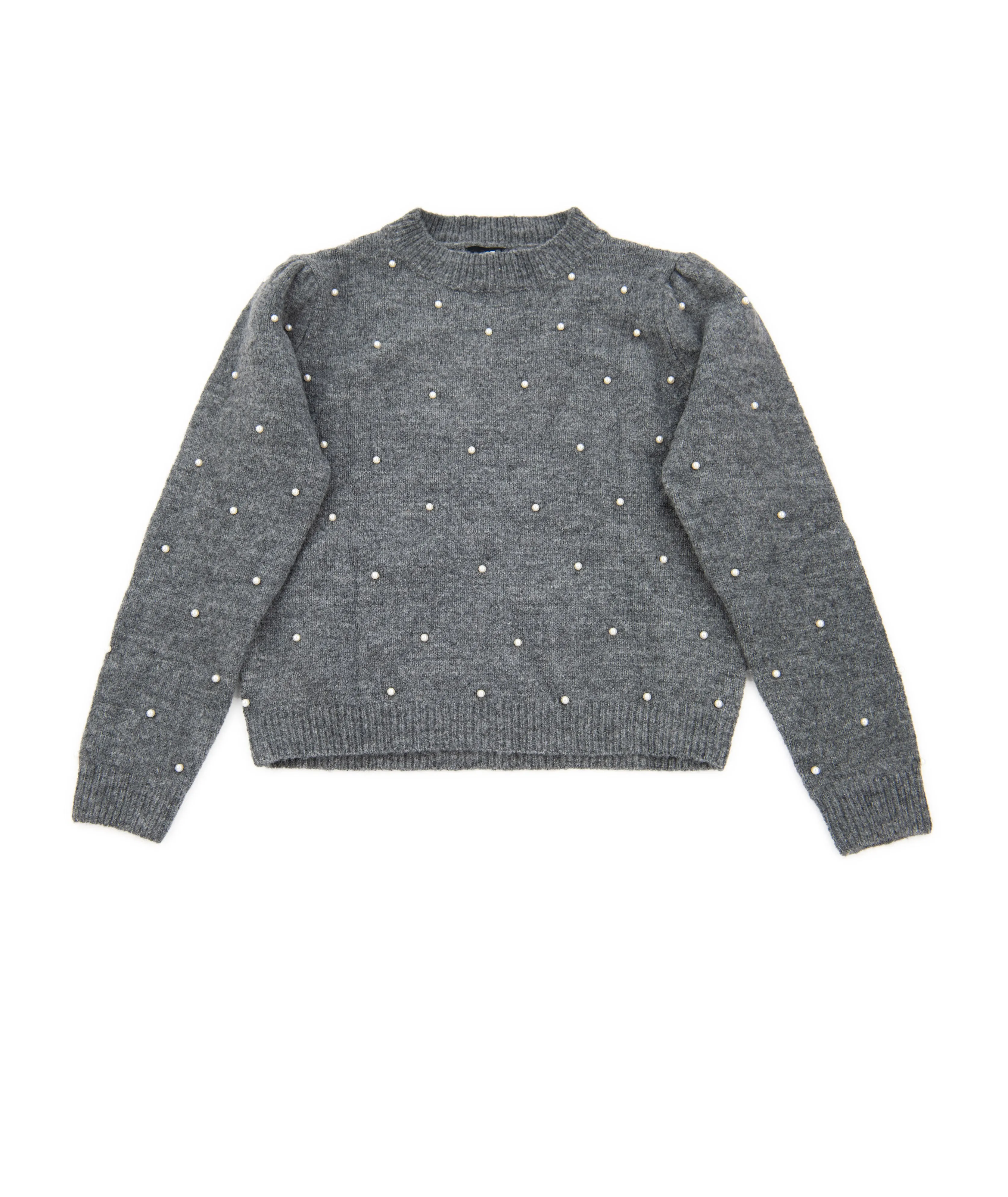 FBZ Girls Grey Pearl Sweater