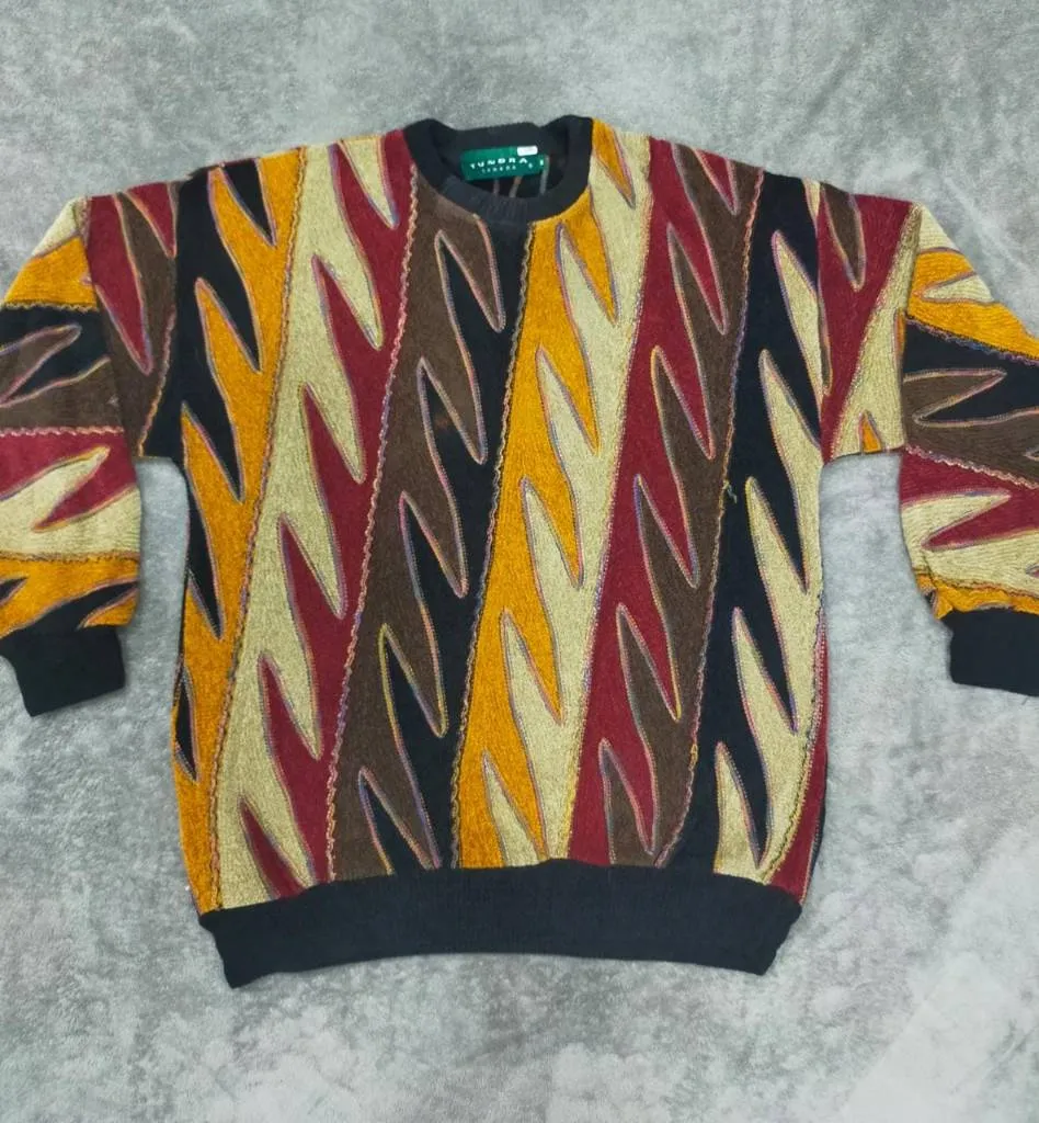 G302 Colorful Coogi style sweater