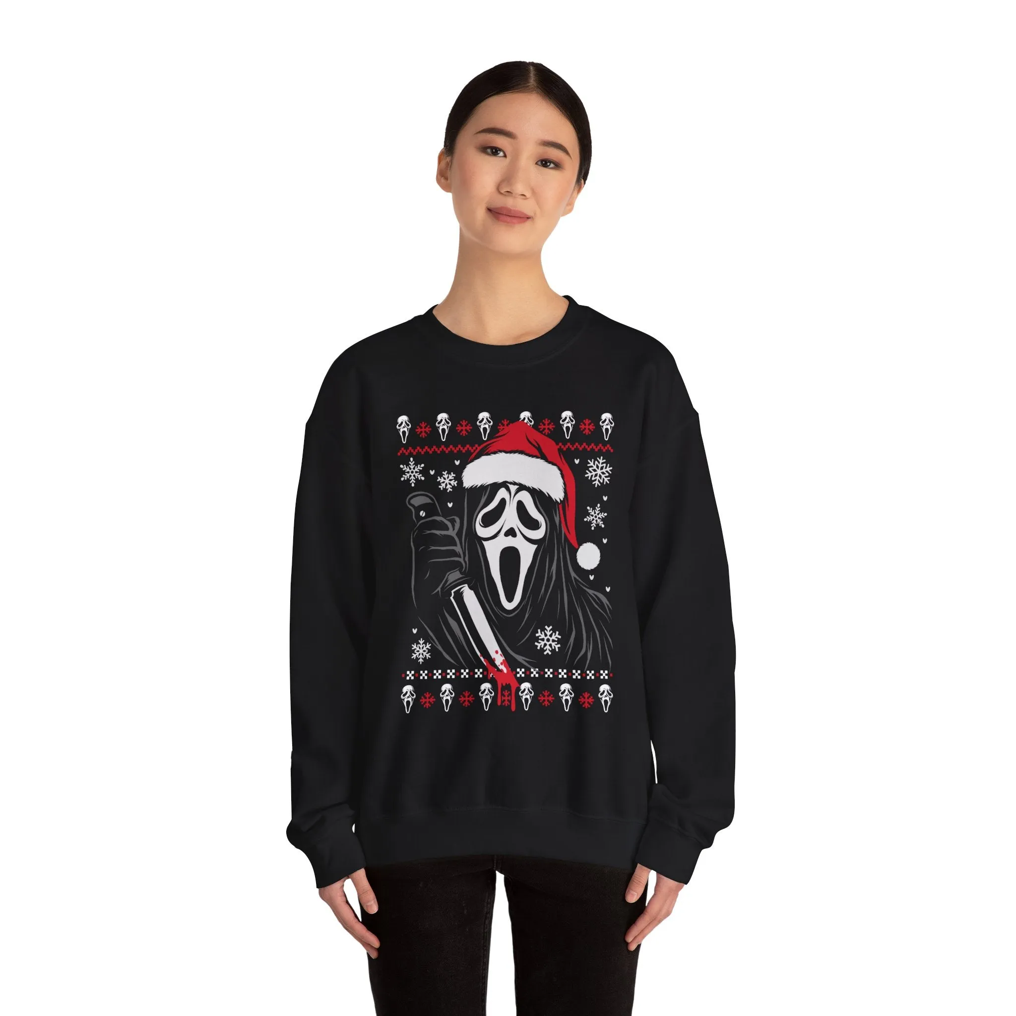 Ghostface Christmas Crewneck Sweatshirt