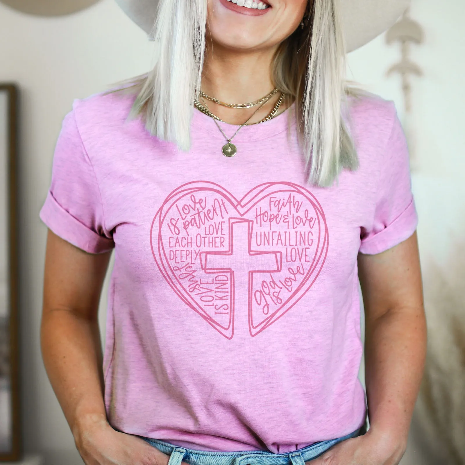 Jesus is Love - Heart Tee