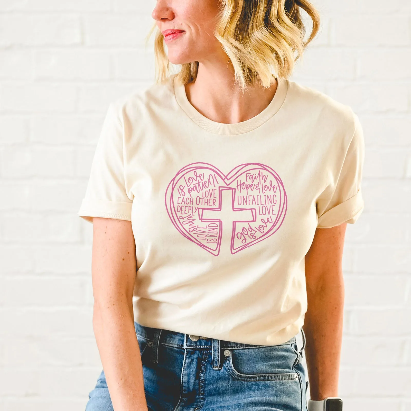 Jesus is Love - Heart Tee