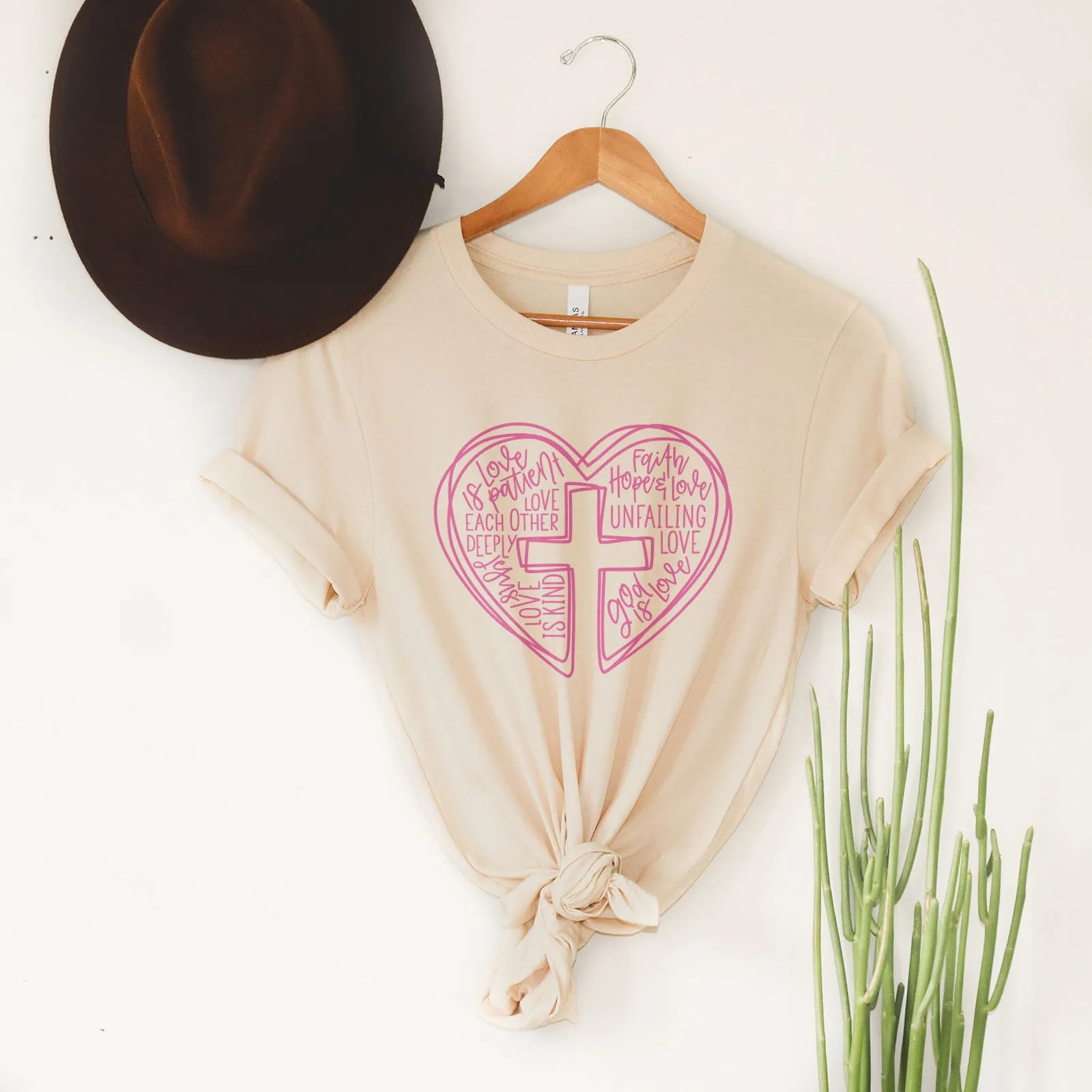 Jesus is Love - Heart Tee