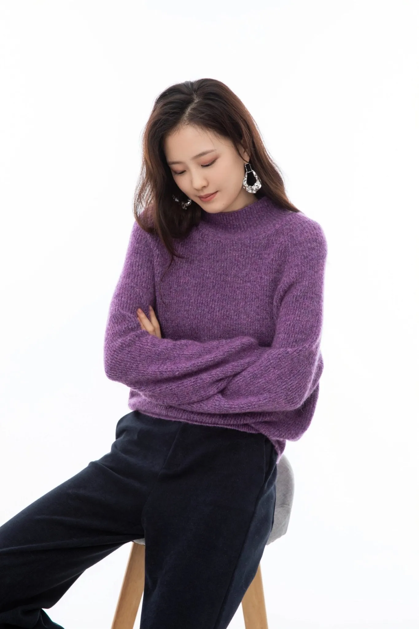 Lavender Wool Sweater