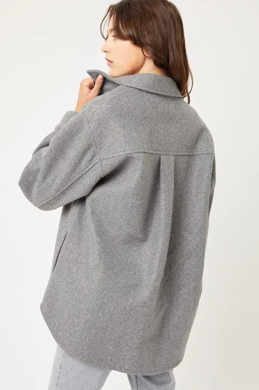 Lola Fleece Oversized Shacket