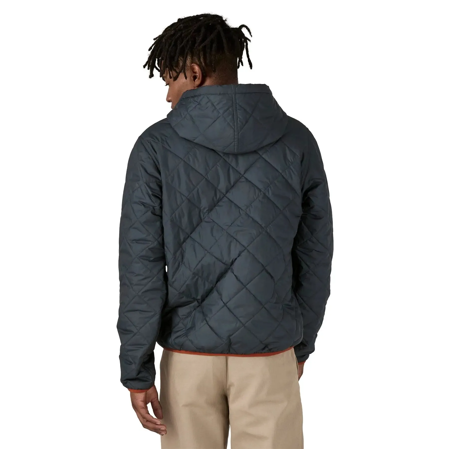 Men's Diamond Quilted Bomber Hoody