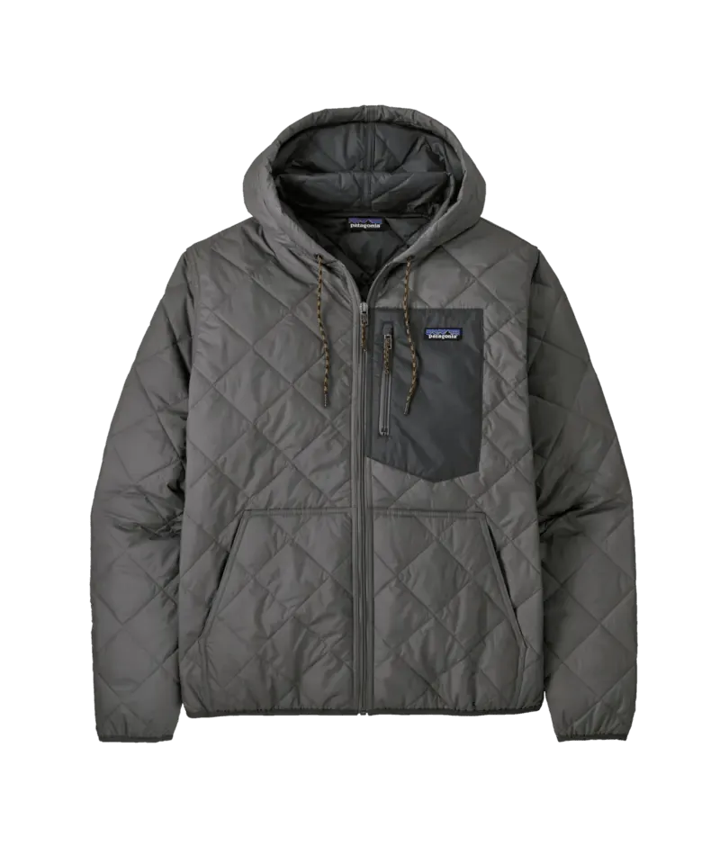 Men's Diamond Quilted Bomber Hoody