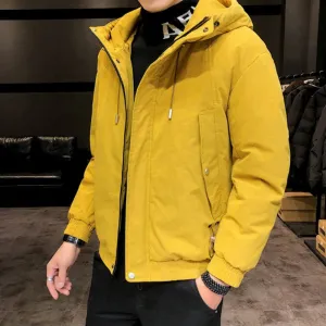 Mens Windproof Hooded Jacket