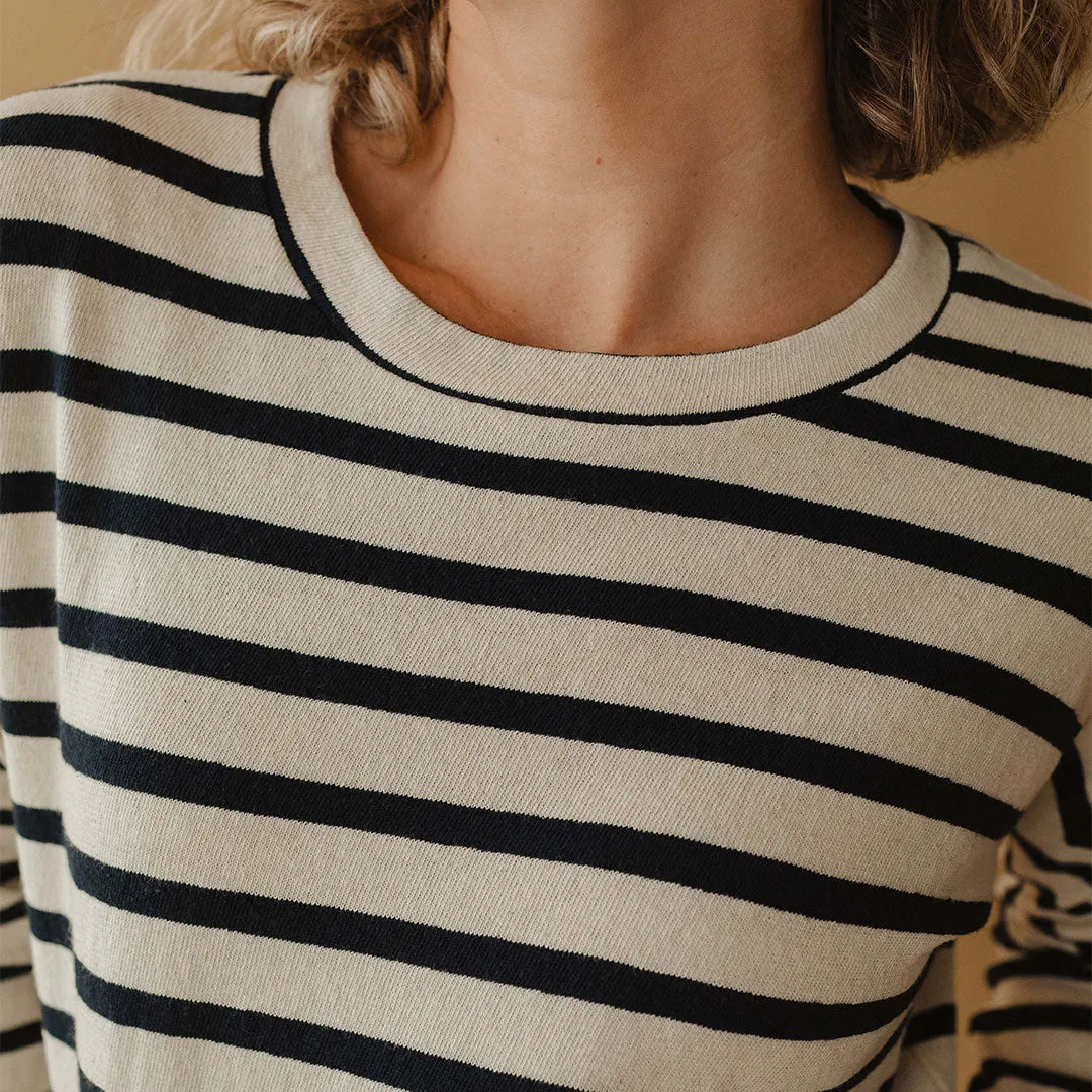 Navy Stripe Sweater