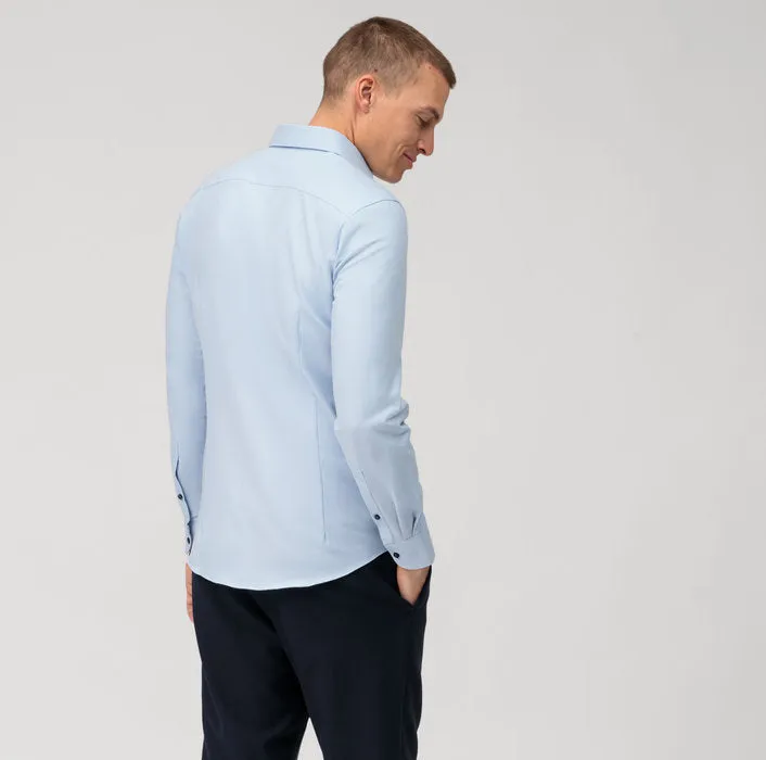 OLYMP - Body Fit Blue Shirt