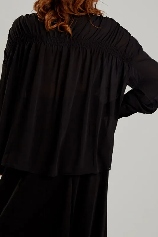 Ruched Shoulder Shirt