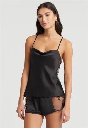 Rya Collection Darling Cami-Tap Set - Black