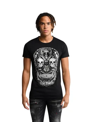 Skull Details T-Shirt | BLACK