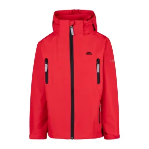 Spoken Boys Unpadded Waterproof Lined Jacket in Red