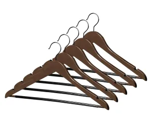 Suit Hangers - Walnut