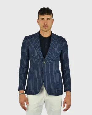 VINCENT & FRANKS VFFJO960-S NAVY STRIPE JACKET